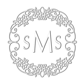 Looking for a monogram stamp embosser? This round floral vine embosser is perfect for special business needs or personal use.