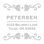 Shopping for a monogram stamp embosser? This square scroll embosser is perfect for special business needs or personal use.