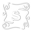 Looking for a monogram stamp embosser? This square swirly border embosser is perfect for special business needs or personal use.