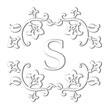 Need a monogram stamp embosser? This square floral wreath embosser is perfect for special business needs or personal use.